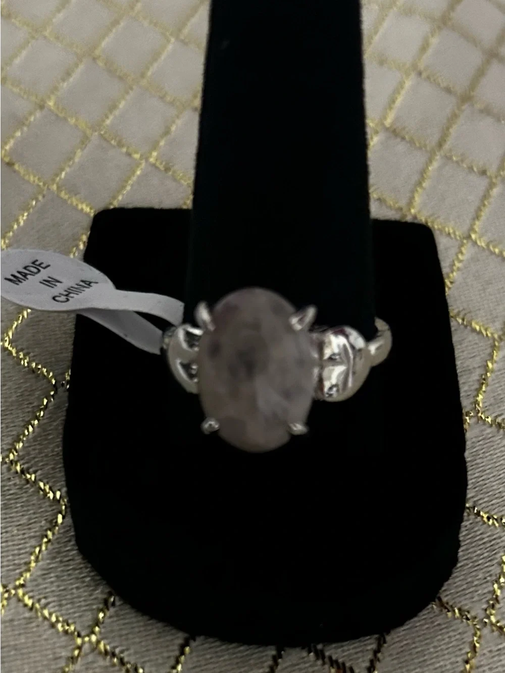 Genuine Amethyst Stone Ring